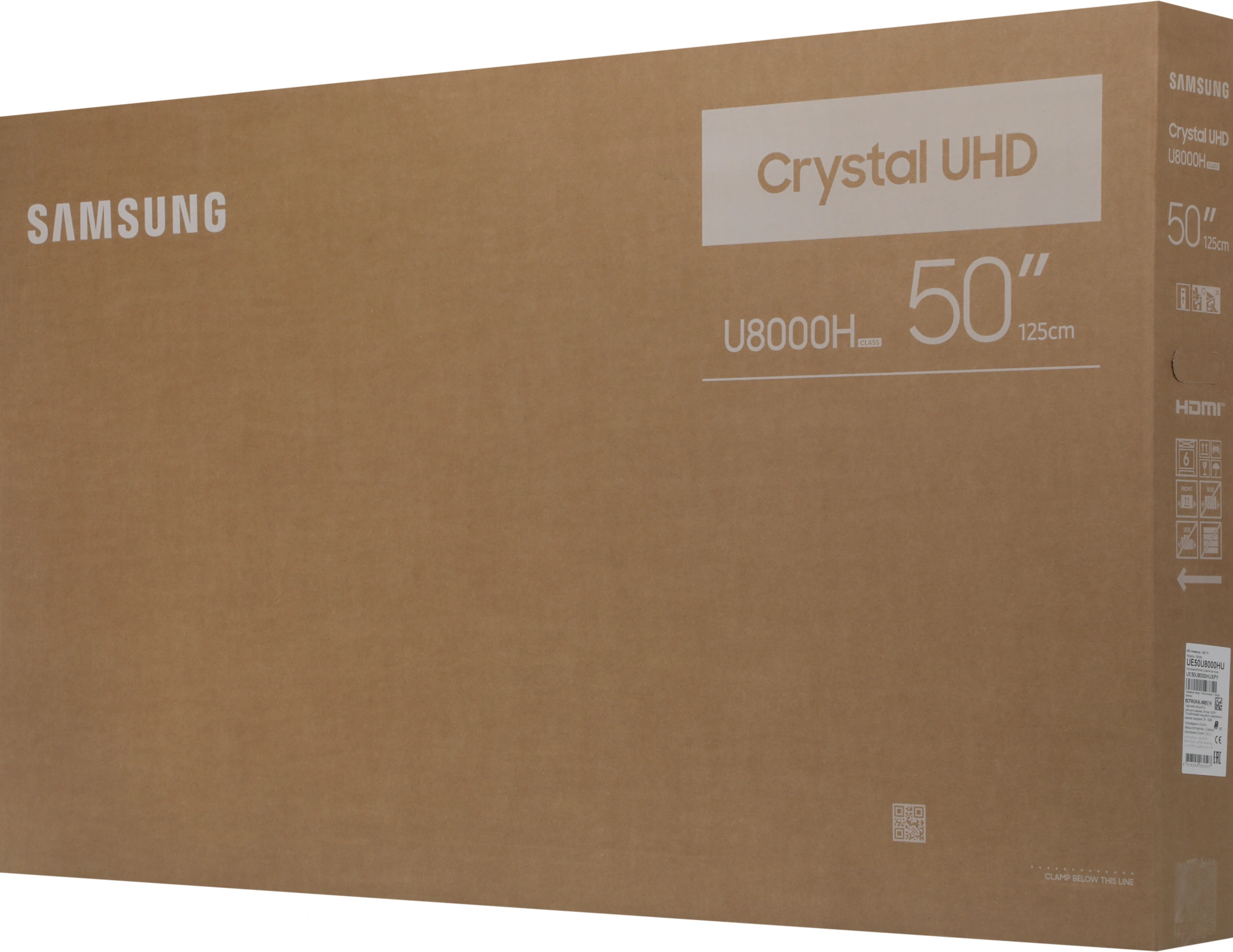 Телевизор LED Samsung 50" UE50U8000HUXPY черный/серый 4K Ultra HD 60Hz DVB-T2 DVB-C DVB-S2 USB WiFi Smart TV — миниатюра 18