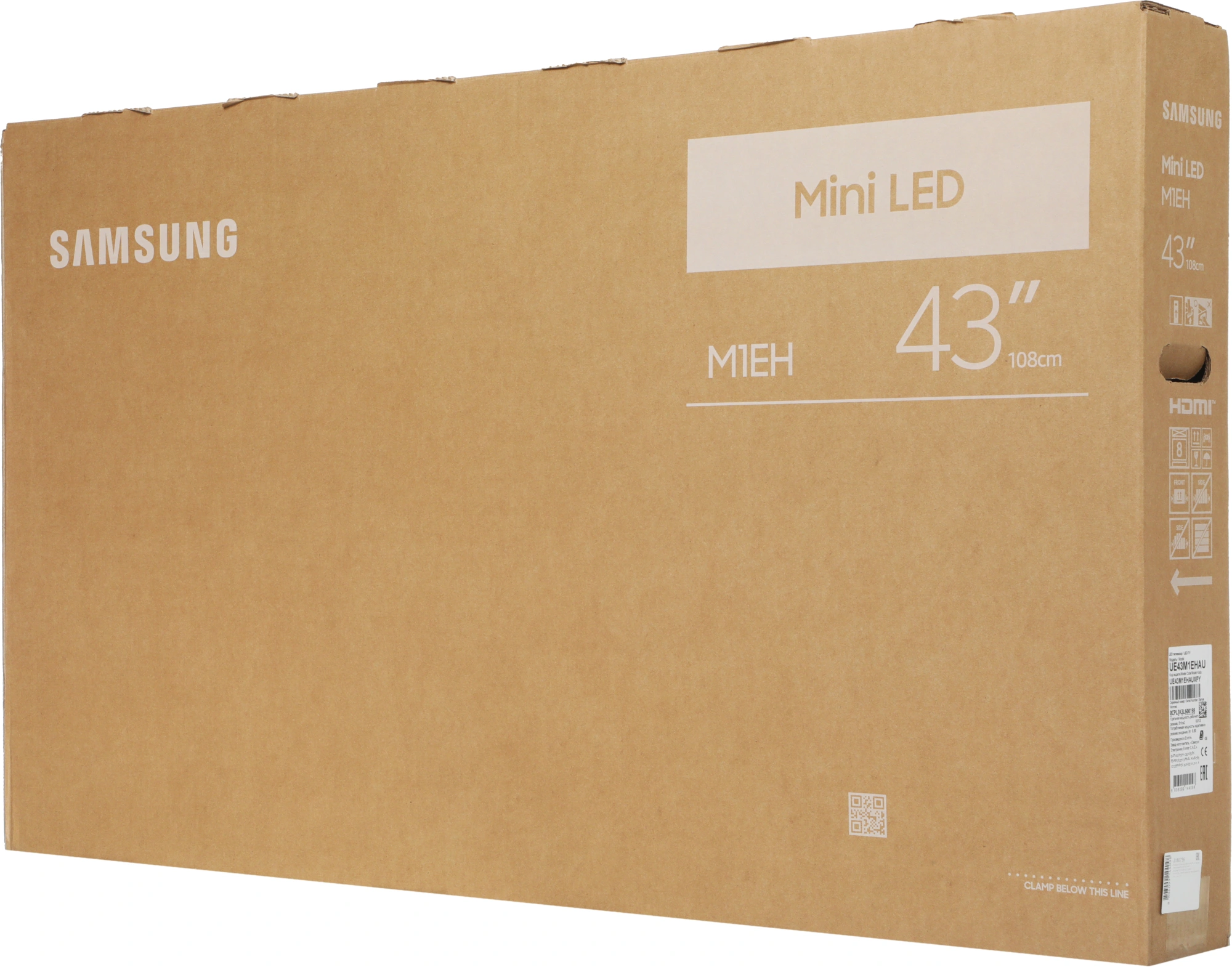 Телевизор LED Samsung 43" UE43M1EHAUXPY черный титан/черный 4K Ultra HD 60Hz DVB-T2 DVB-C DVB-S2 USB WiFi Smart TV — миниатюра 7
