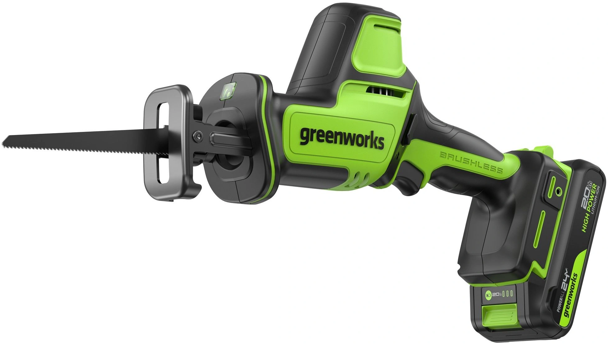 Сабельная пила Greenworks GPT-CRS-25 аккум. (1200507CUA) — миниатюра 5
