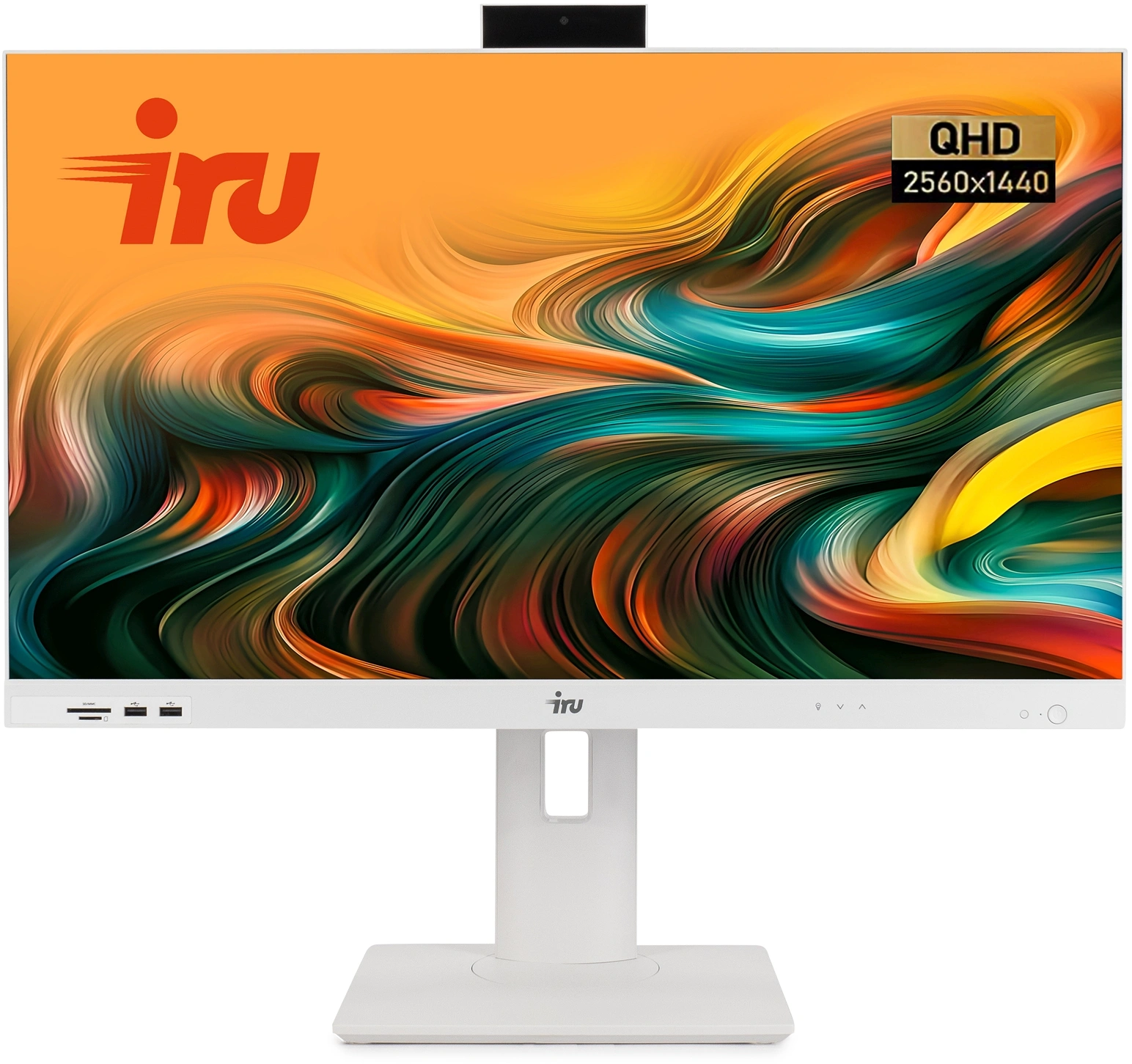 Моноблок IRU Strato 27IW 27" QHD i5 1235U (1.3) 16Gb SSD512Gb UHDG CR без ОС GbitEth WiFi BT 65W Cam белый 2560x1440 (RUS) — фото 1