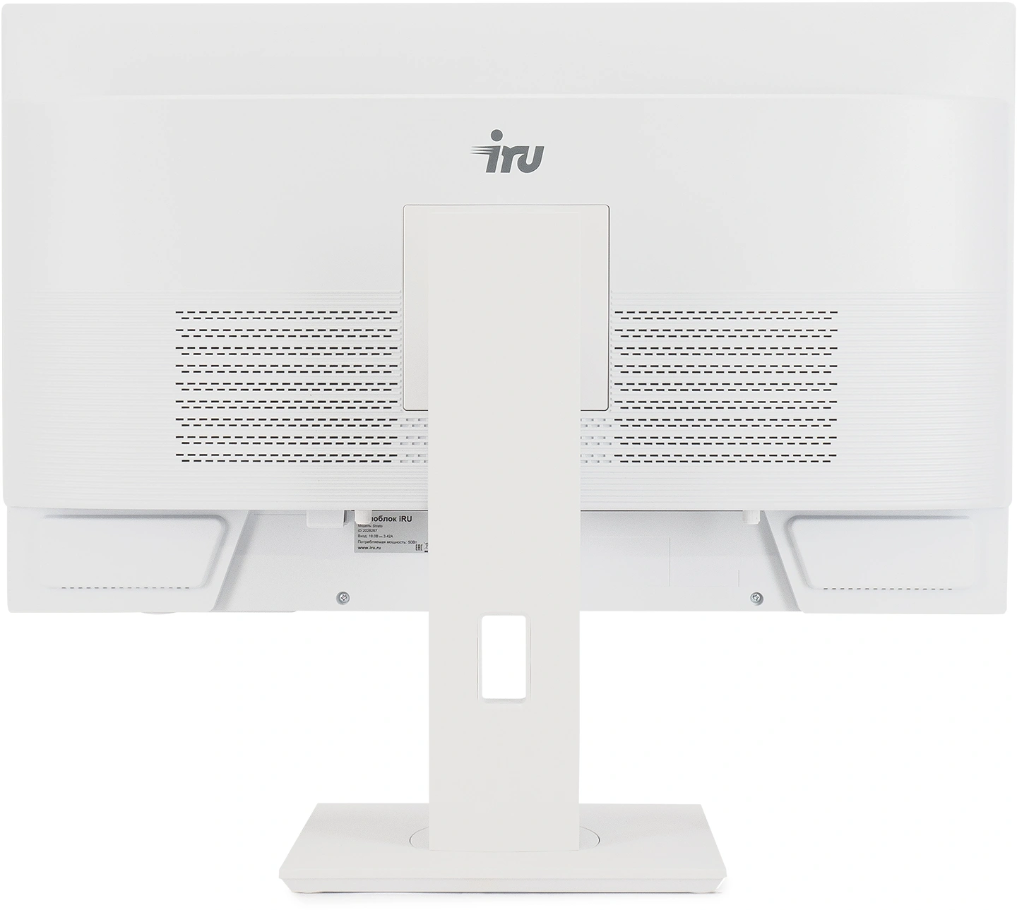 Моноблок IRU Strato 27IW 27" QHD i5 1235U (1.3) 16Gb SSD512Gb UHDG CR без ОС GbitEth WiFi BT 65W Cam белый 2560x1440 (RUS) — миниатюра 4