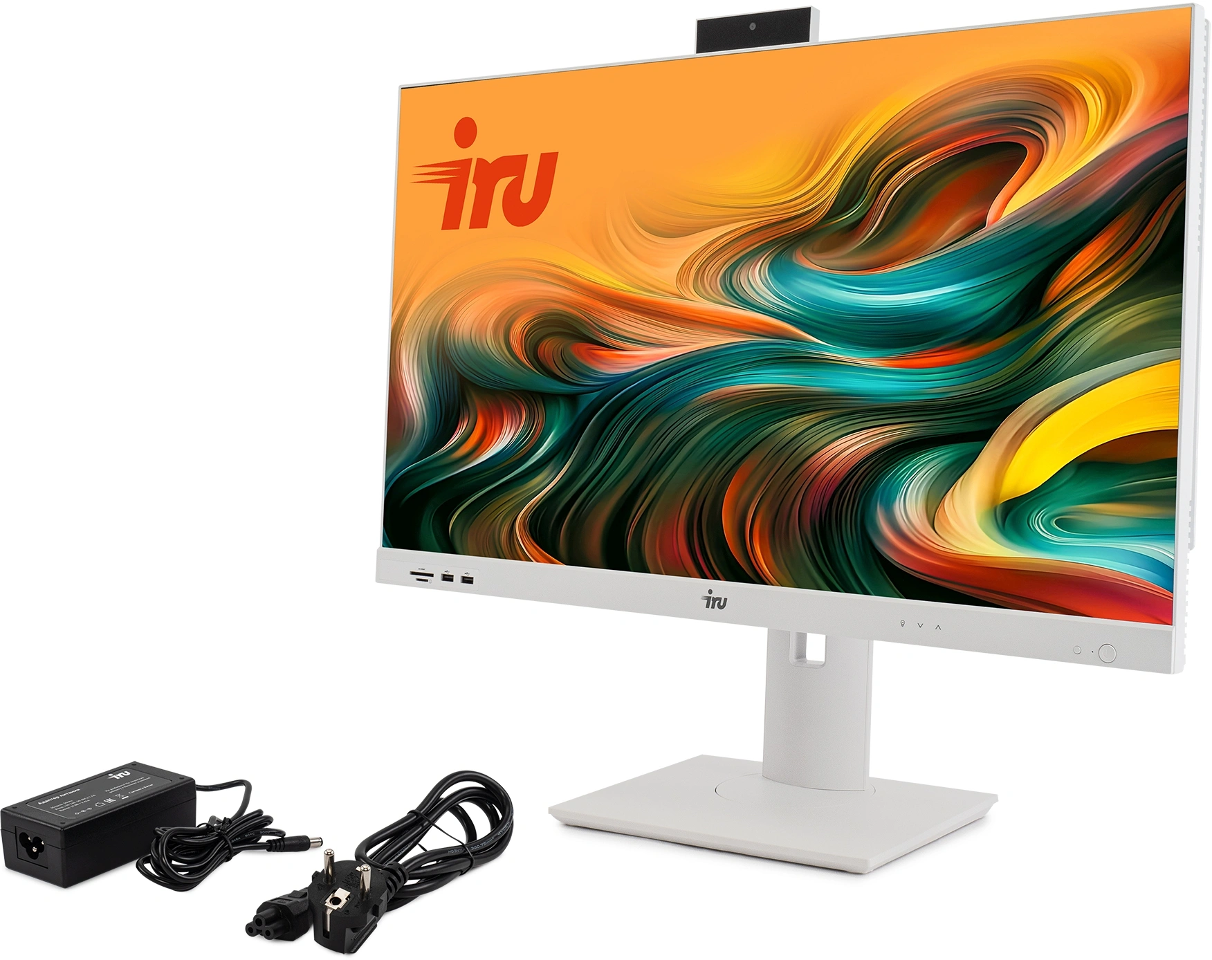 Моноблок IRU Strato 27IW 27" QHD i5 1235U (1.3) 16Gb SSD512Gb UHDG CR без ОС GbitEth WiFi BT 65W Cam белый 2560x1440 (RUS) — миниатюра 12