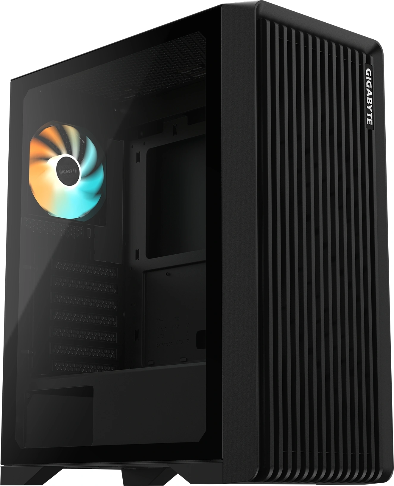 Корпус Gigabyte GB-C103G черный без БП ATX 7x120mm 5x140mm 2xUSB2.0 1xUSB3.0 audio bott PSU — фото 1