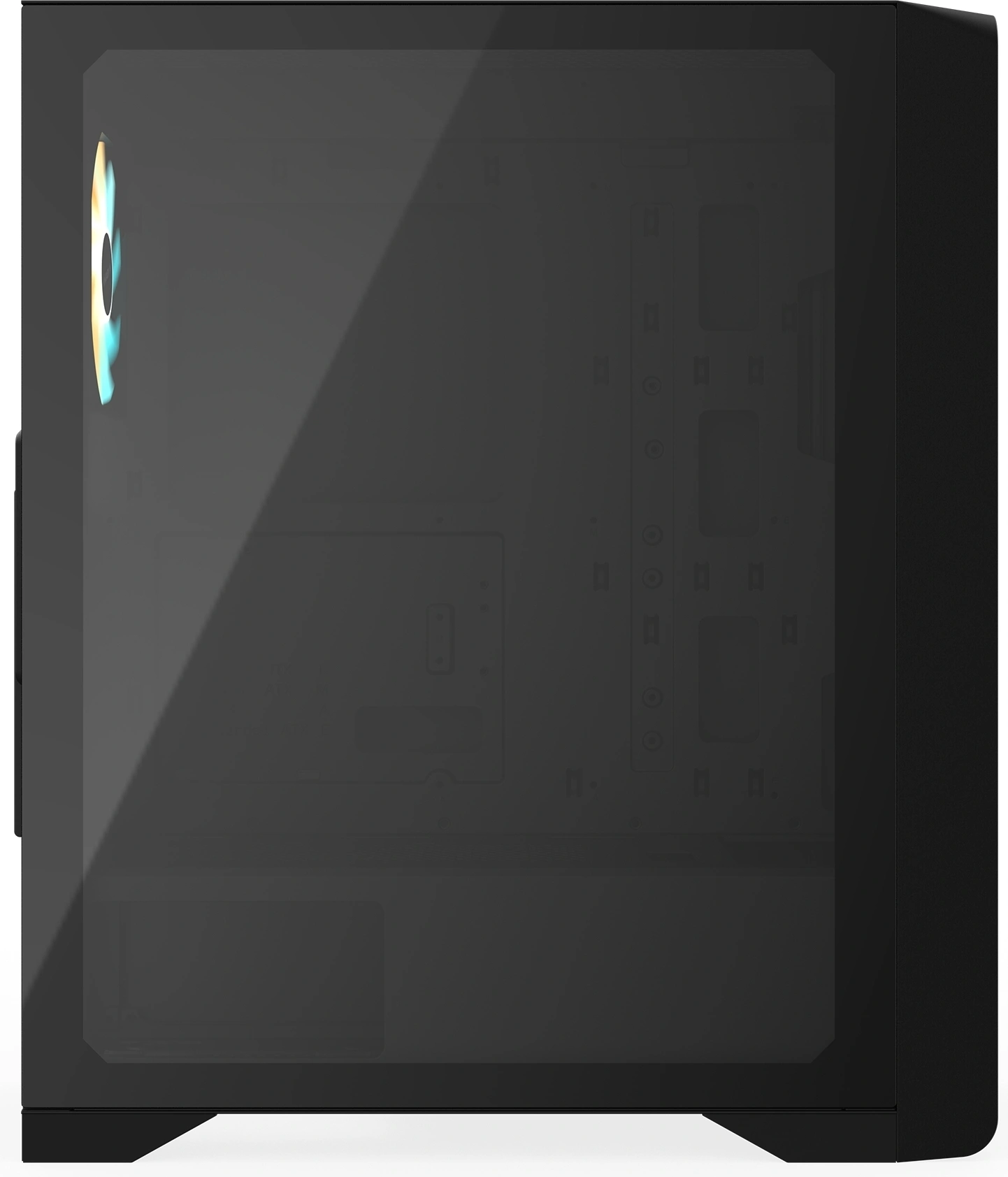 Корпус Gigabyte GB-C103G черный без БП ATX 7x120mm 5x140mm 2xUSB2.0 1xUSB3.0 audio bott PSU — миниатюра 2