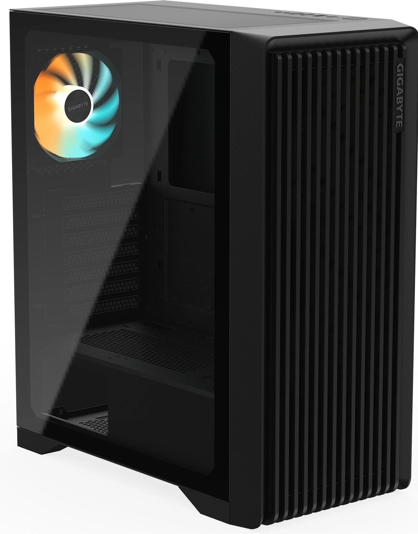 Корпус Gigabyte GB-C103G черный без БП ATX 7x120mm 5x140mm 2xUSB2.0 1xUSB3.0 audio bott PSU — миниатюра 5
