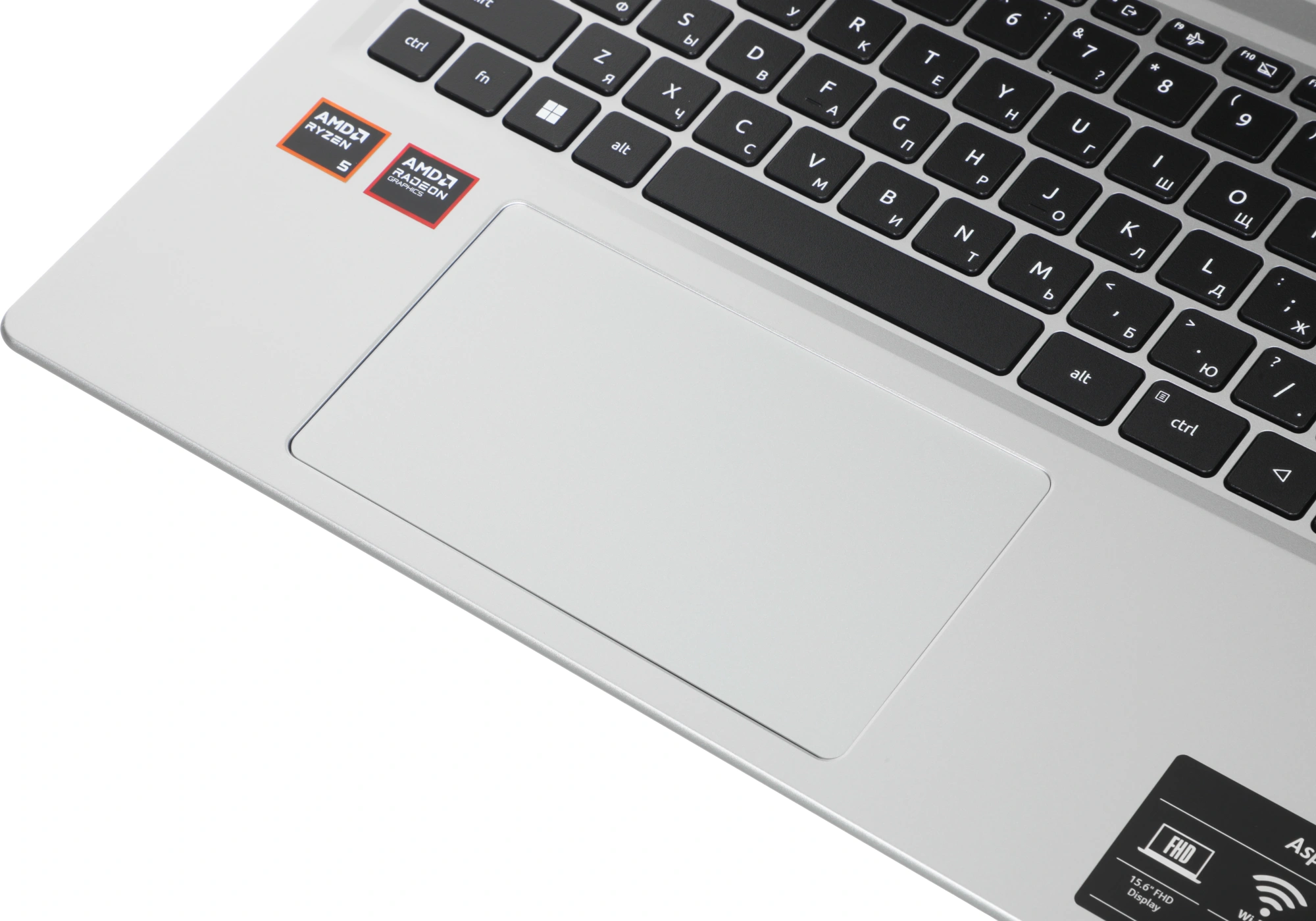 Ноутбук Acer Aspire Lite AL15-21P-R0R4 Ryzen 5 40 8Gb SSD512Gb AMD Radeon 610M 15.6" IPS FHD (1920x1080) без ОС silver WiFi BT Cam 4574mAh (NX.DTQCD.003) — миниатюра 7
