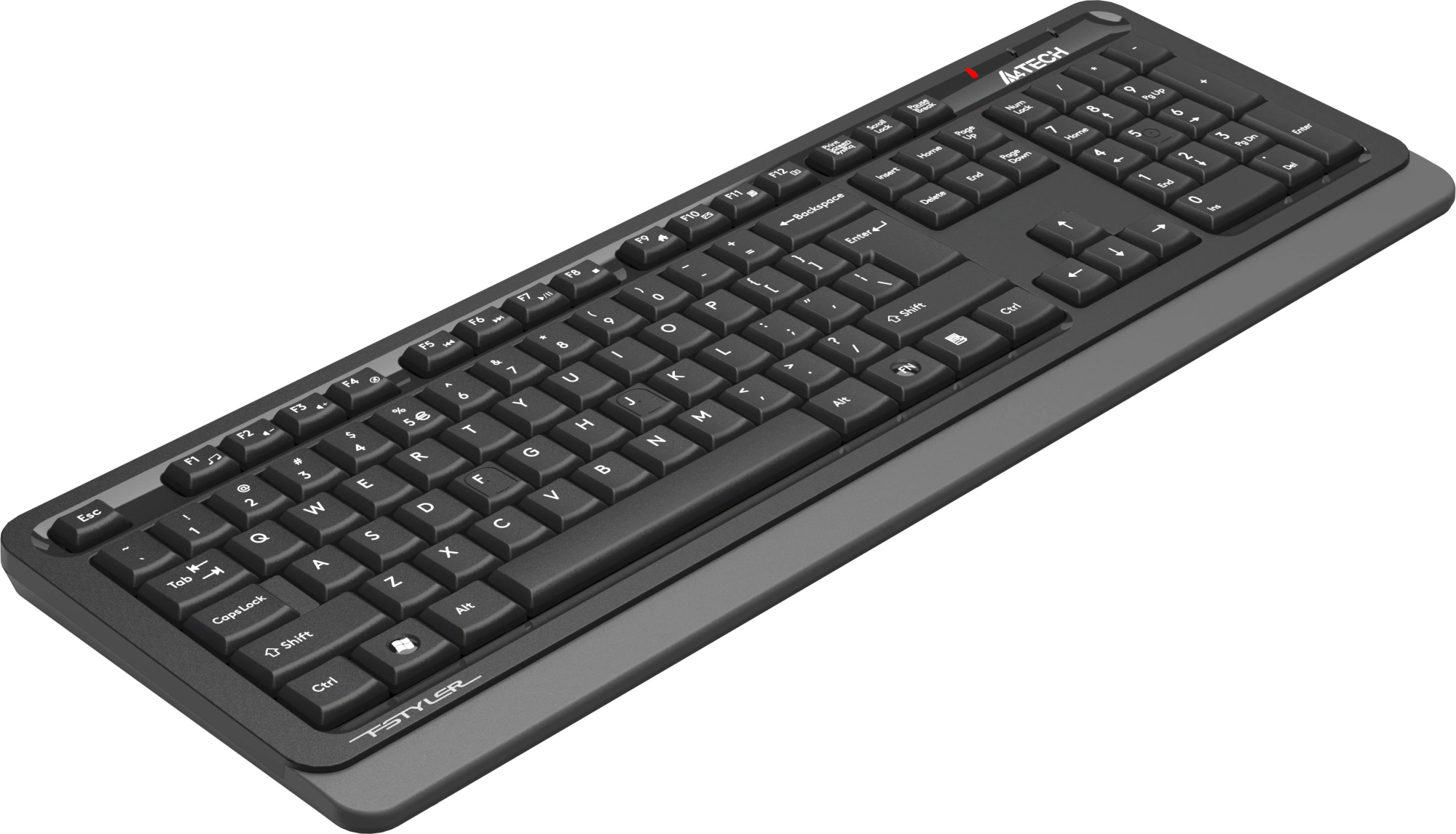 Клавиатура A4Tech FGK10 серый USB беспроводная Multimedia — миниатюра 4