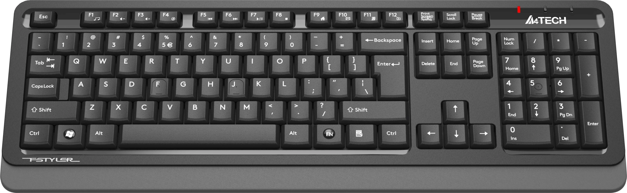 Клавиатура A4Tech FGK10 серый USB беспроводная Multimedia — миниатюра 6