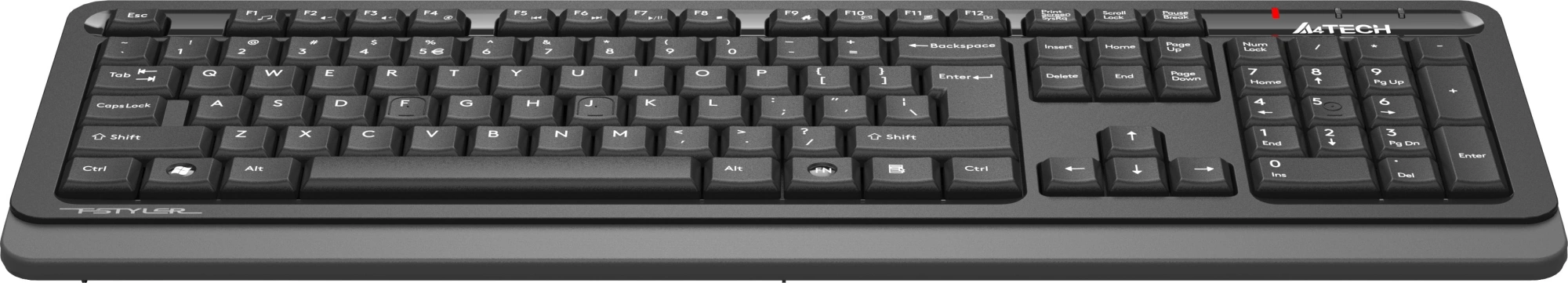 Клавиатура A4Tech FGK10 серый USB беспроводная Multimedia — миниатюра 7