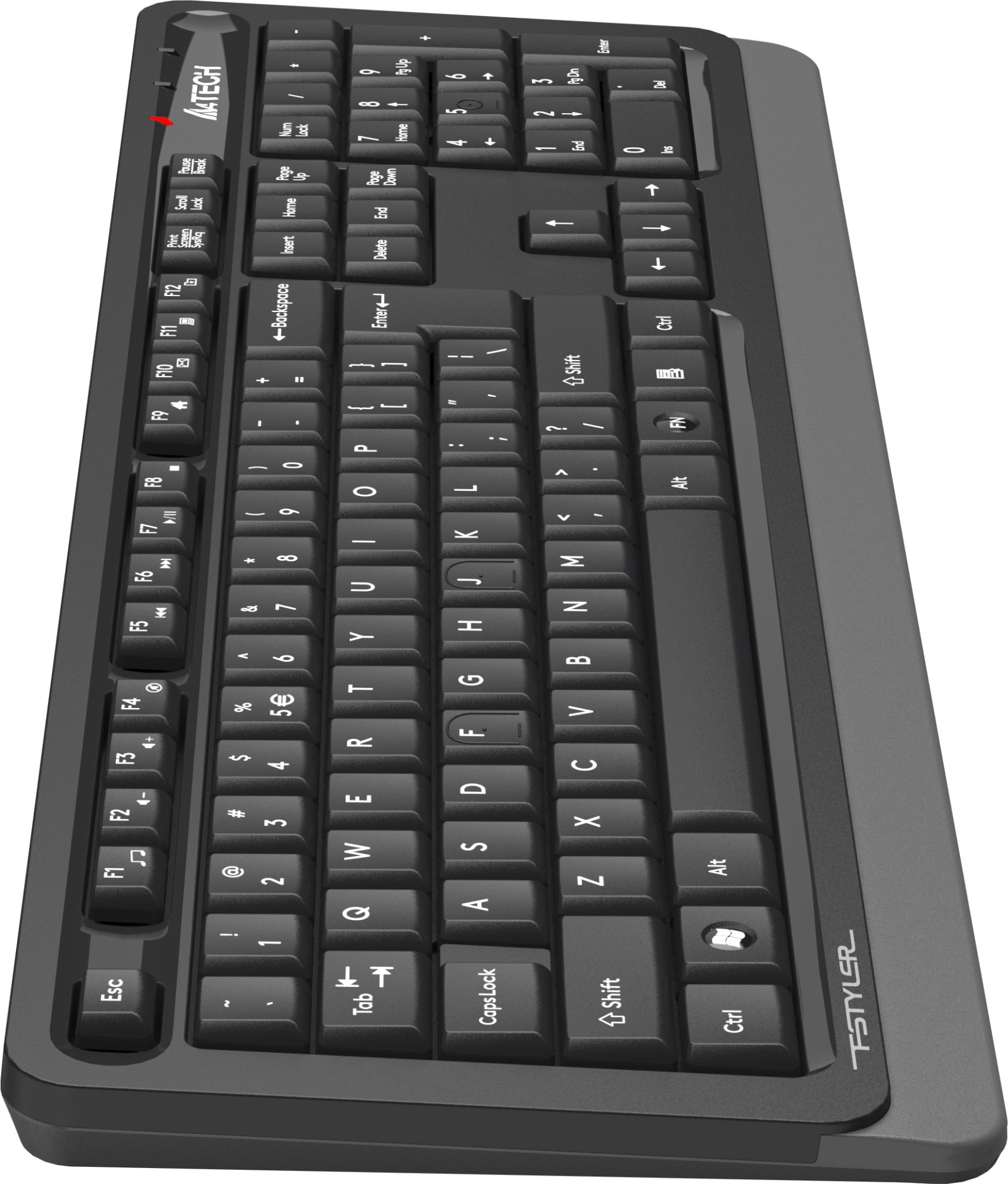 Клавиатура A4Tech FGK10 серый USB беспроводная Multimedia — миниатюра 8