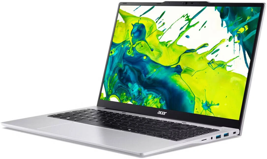 Ноутбук Acer Aspire Lite AL15-53P-722Q Core i7 1355U 16Gb SSD512Gb Intel Iris Xe graphics 15.6" IPS FHD (1920x1080) без ОС silver WiFi BT Cam 5100mAh (NX.DGCCD.002) — миниатюра 4
