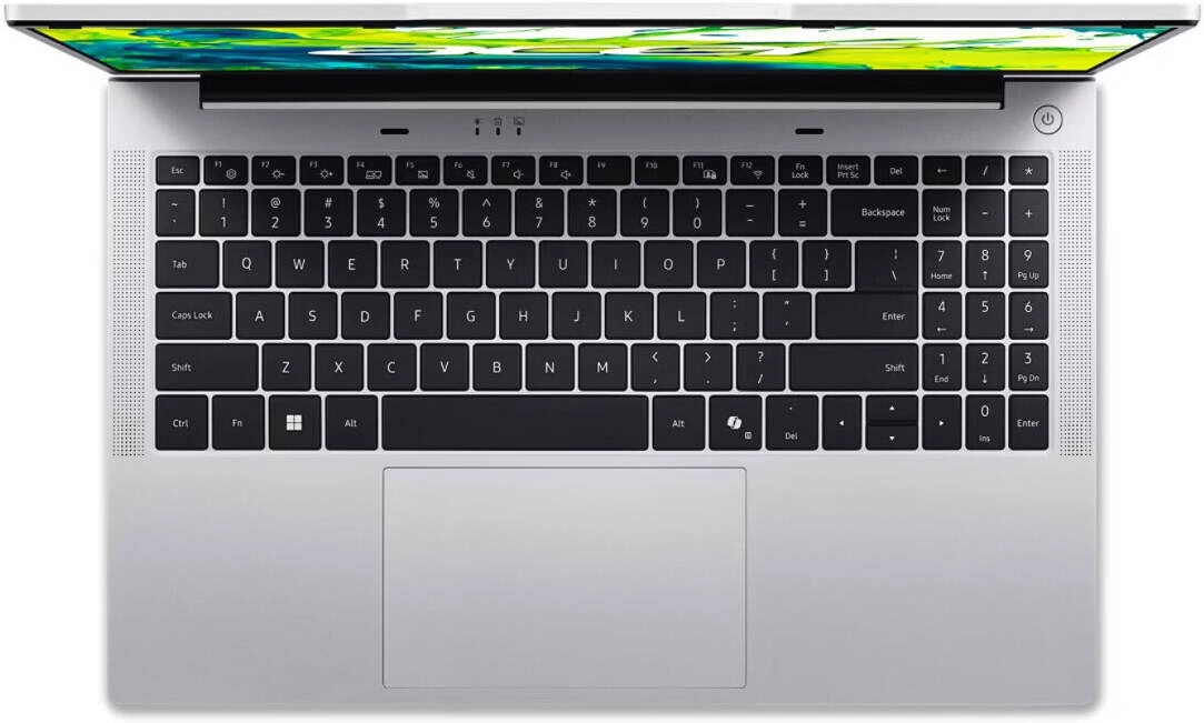 Ноутбук Acer Aspire Lite AL15-53P-722Q Core i7 1355U 16Gb SSD512Gb Intel Iris Xe graphics 15.6" IPS FHD (1920x1080) без ОС silver WiFi BT Cam 5100mAh (NX.DGCCD.002) — миниатюра 7