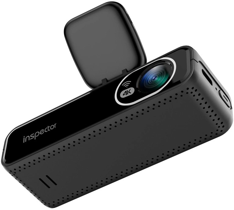 Видеорегистратор Inspector UHD-350 черный 2160x3840 2160p 155гр. Allwinner V536 — миниатюра 2