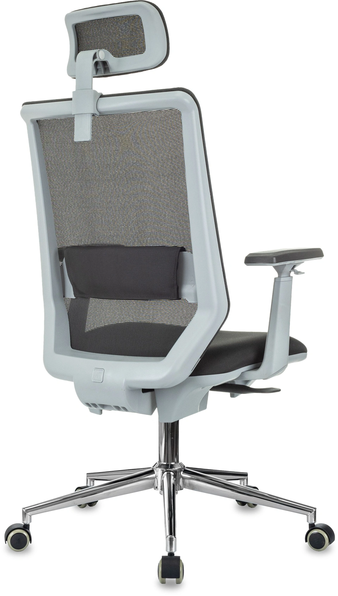 Кресло эргономичное Бюрократ MC-G612N-H черный Elastic-102 Neo Black сетка/ткань с подголов. крестов. металл хром — миниатюра 5