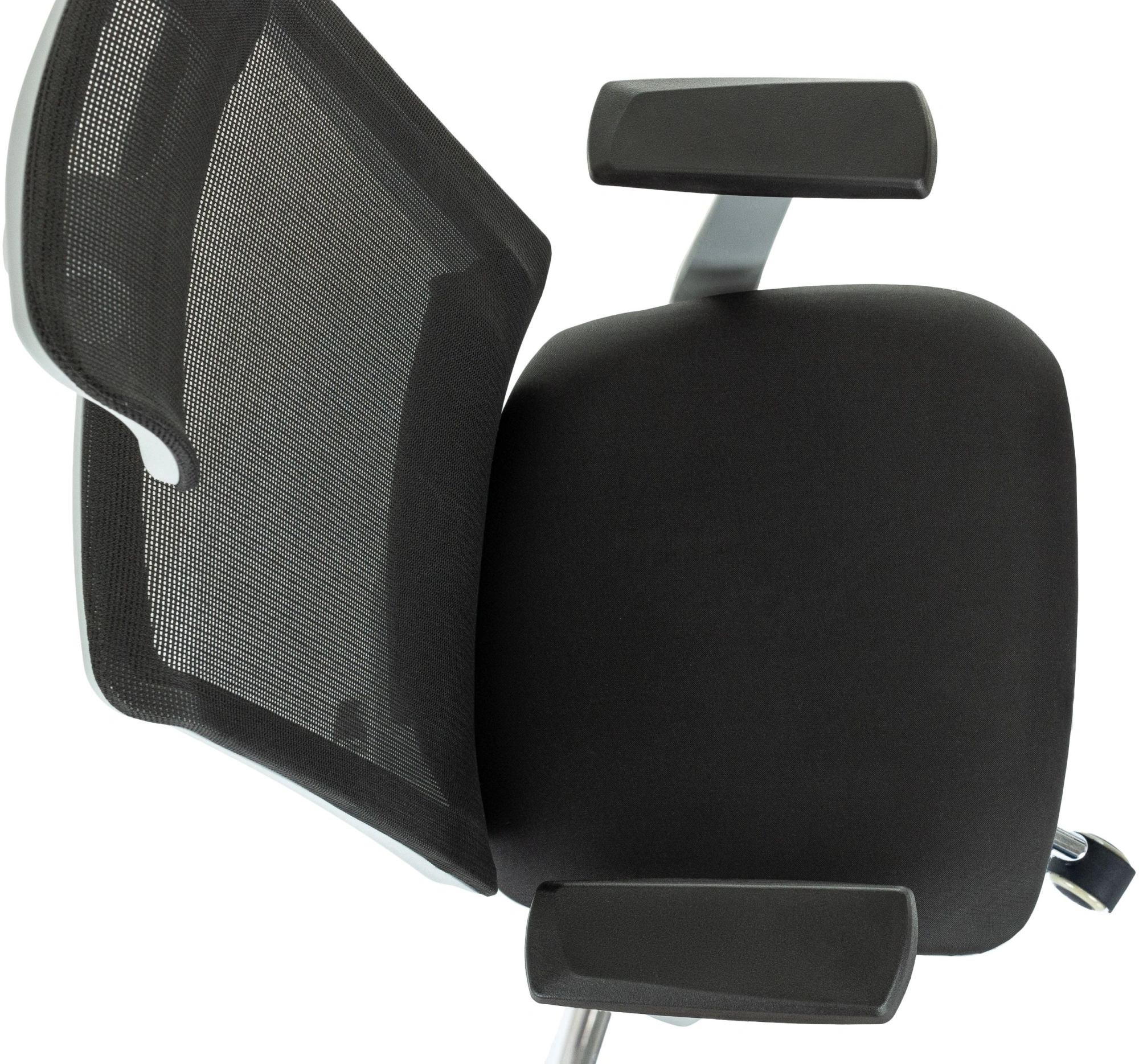 Кресло эргономичное Бюрократ MC-G612N-H черный Elastic-102 Neo Black сетка/ткань с подголов. крестов. металл хром — миниатюра 10