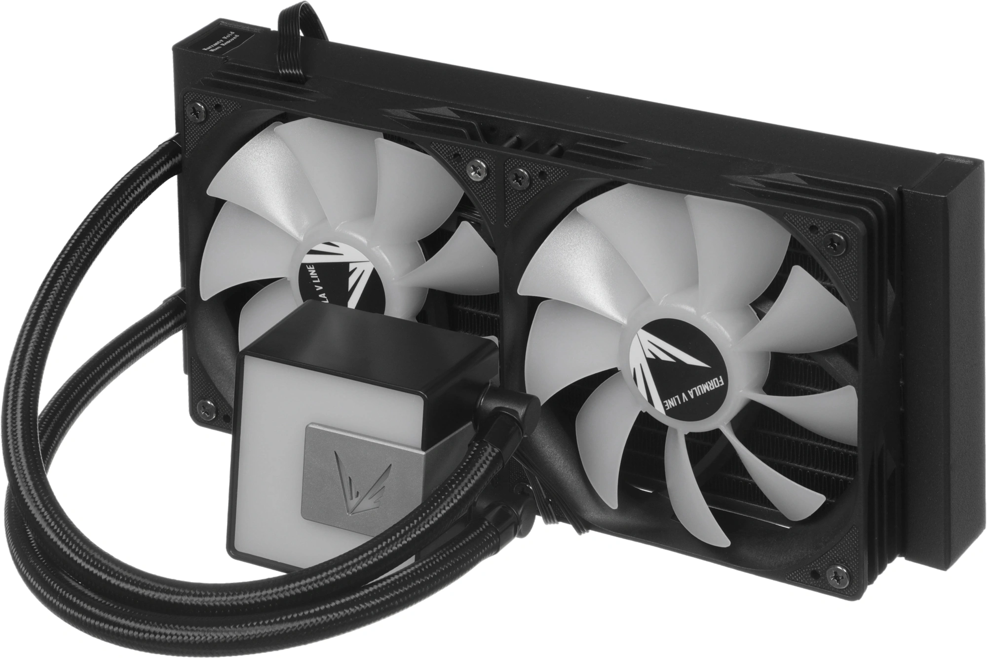 Система водяного охлаждения Formula Ice Jet Glow 240 ARGB Soc-AM5/AM4/1200/2066/1700/1851 черный 4-pin 1-27.2dB Al+Cu 310W Ret (ICE JET GLOW 240 BK) — миниатюра 10