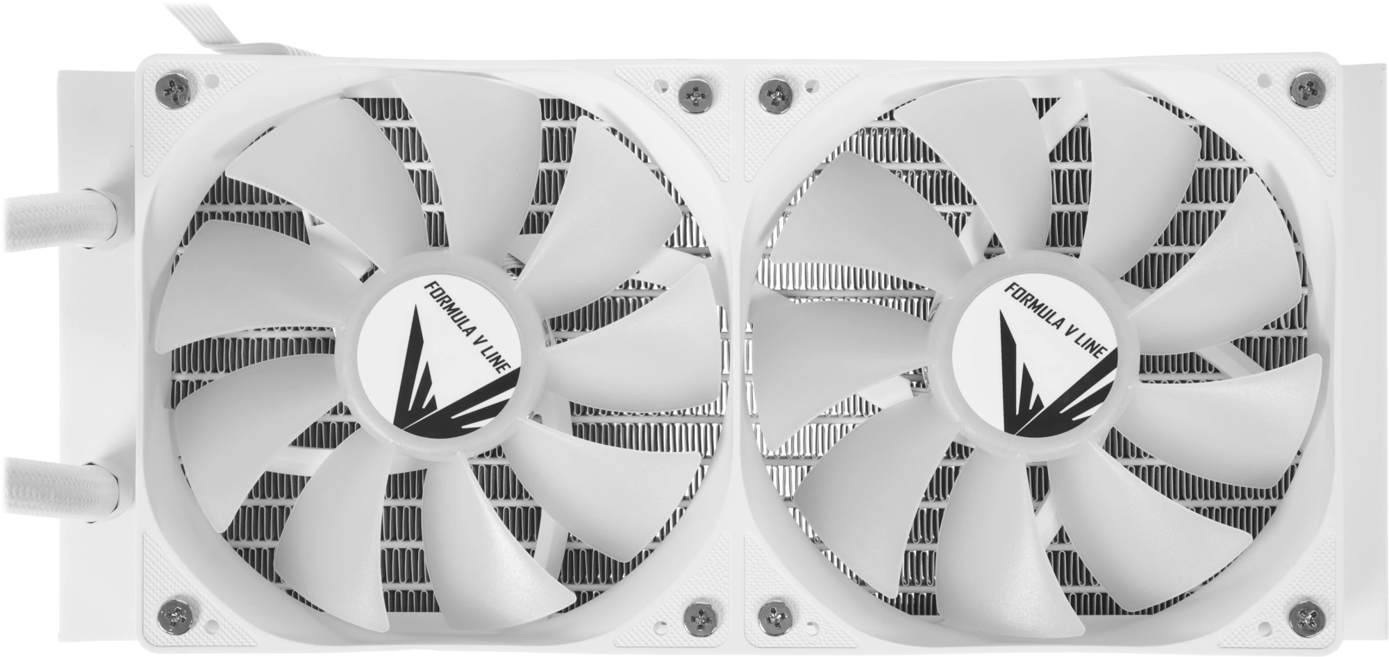 Система водяного охлаждения Formula Ice Jet Glow 240 ARGB Soc-AM5/AM4/1200/2066/1700/1851 белый 4-pin 1-27.2dB Al+Cu 310W Ret (ICE JET GLOW 240 WH) — миниатюра 9