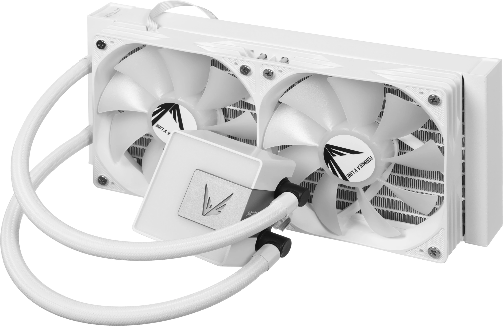 Система водяного охлаждения Formula Ice Jet Glow 240 ARGB Soc-AM5/AM4/1200/2066/1700/1851 белый 4-pin 1-27.2dB Al+Cu 310W Ret (ICE JET GLOW 240 WH) — миниатюра 17