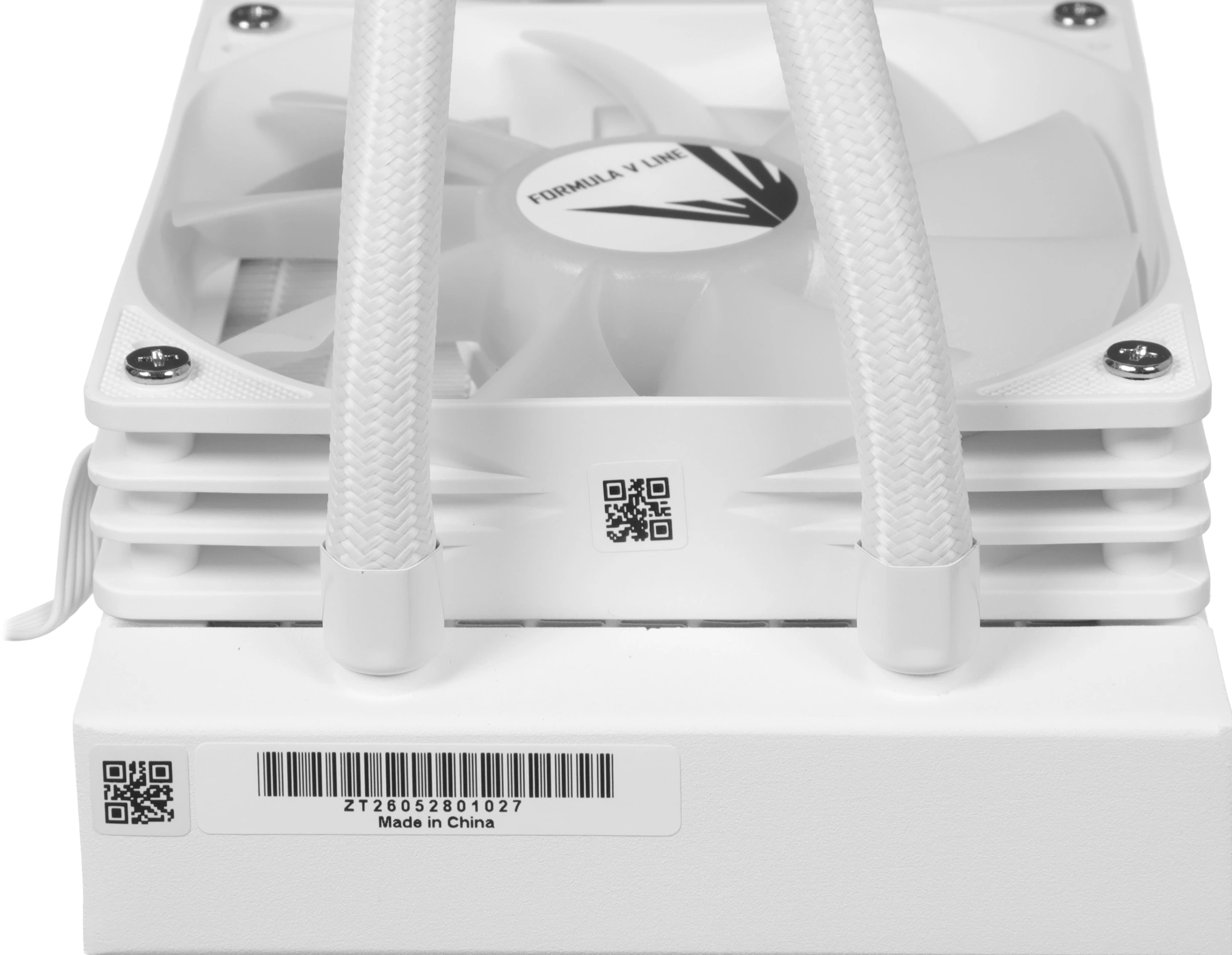 Система водяного охлаждения Formula Ice Jet Glow 240 ARGB Soc-AM5/AM4/1200/2066/1700/1851 белый 4-pin 1-27.2dB Al+Cu 310W Ret (ICE JET GLOW 240 WH) — миниатюра 13