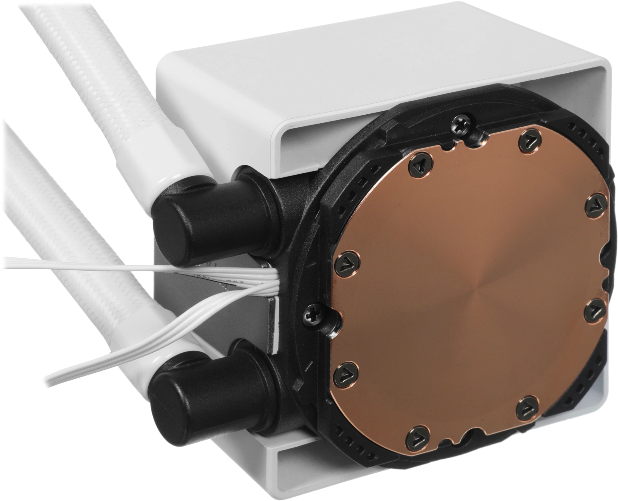 Система водяного охлаждения Formula Ice Jet Glow 240 ARGB Soc-AM5/AM4/1200/2066/1700/1851 белый 4-pin 1-27.2dB Al+Cu 310W Ret (ICE JET GLOW 240 WH) — миниатюра 15