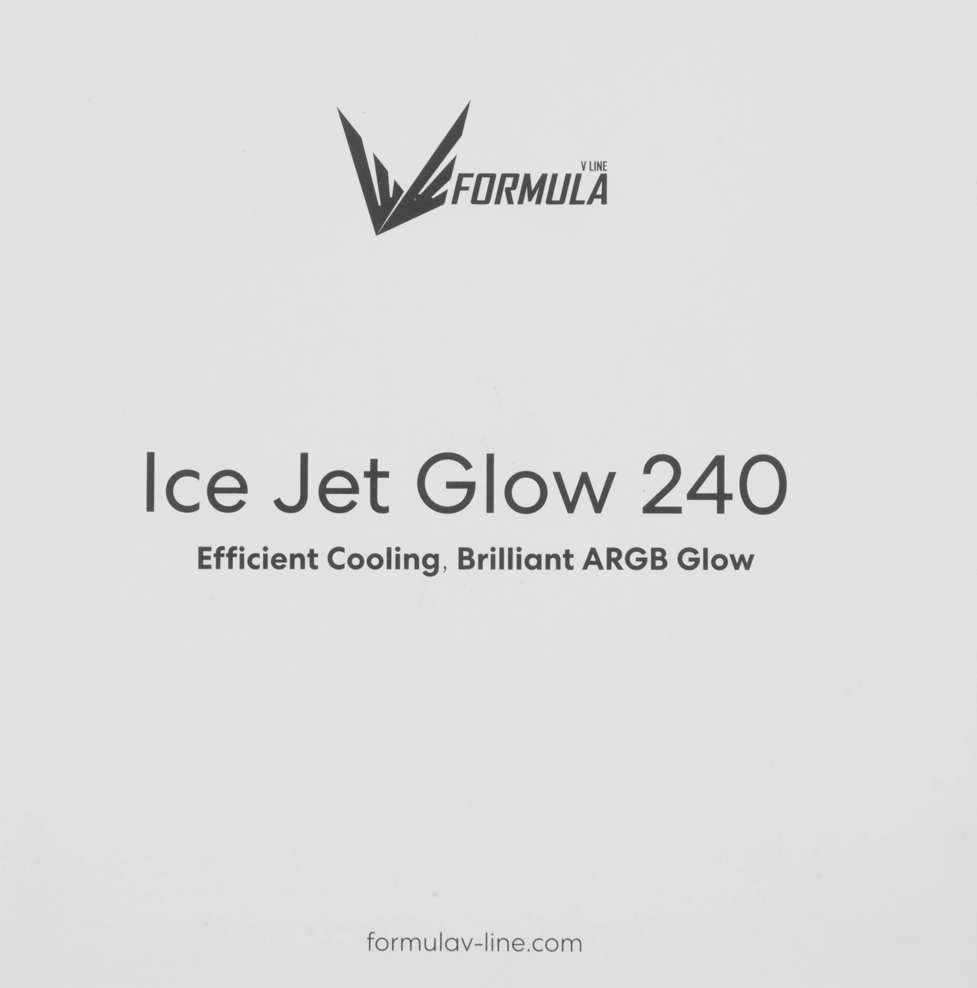 Система водяного охлаждения Formula Ice Jet Glow 240 ARGB Soc-AM5/AM4/1200/2066/1700/1851 белый 4-pin 1-27.2dB Al+Cu 310W Ret (ICE JET GLOW 240 WH) — миниатюра 8