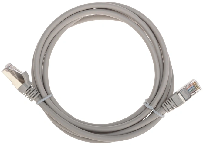 Патч-корд Rexant 02-0110-2 F/UTP RJ-45 вил.-вилка RJ-45 кат.5E 2м серый LSZH — миниатюра 4