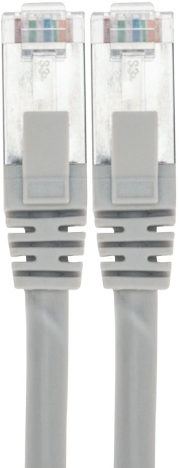 Патч-корд Rexant 02-0110-2 F/UTP RJ-45 вил.-вилка RJ-45 кат.5E 2м серый LSZH — миниатюра 2