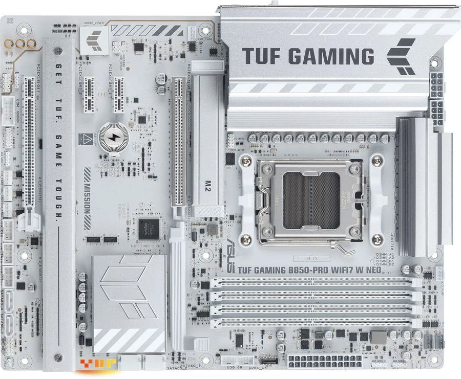 Материнская плата Asus TUF GAMING B850-PRO WIFI7 W NEO Socket AM5 AMD B850 4xDDR5 ATX AC`97 8ch(7.1) 2.5Gg RAID+HDMI+DP — миниатюра 8