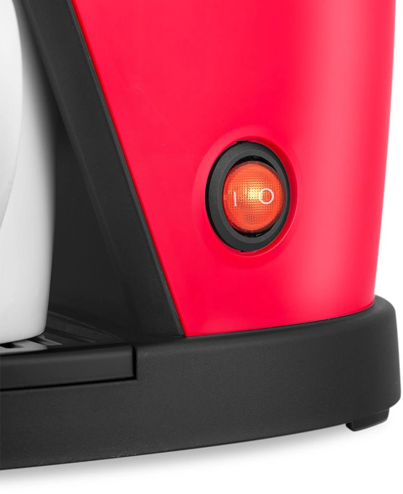 Кофеварка капельная Kitfort КТ-7188-1 450Вт черный/малиновый — миниатюра 3