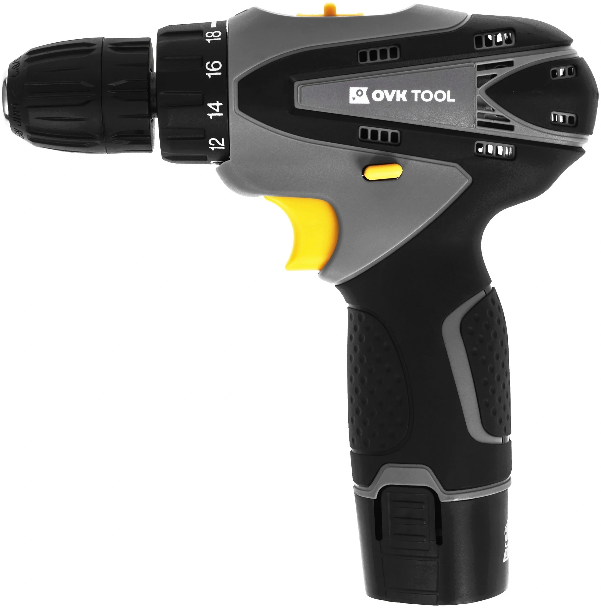 Дрель-шуруповерт Ovk Tools OTCS1AA-12V-1.5A аккум. патрон:быстрозажимной (кейс в комплекте) — миниатюра 2