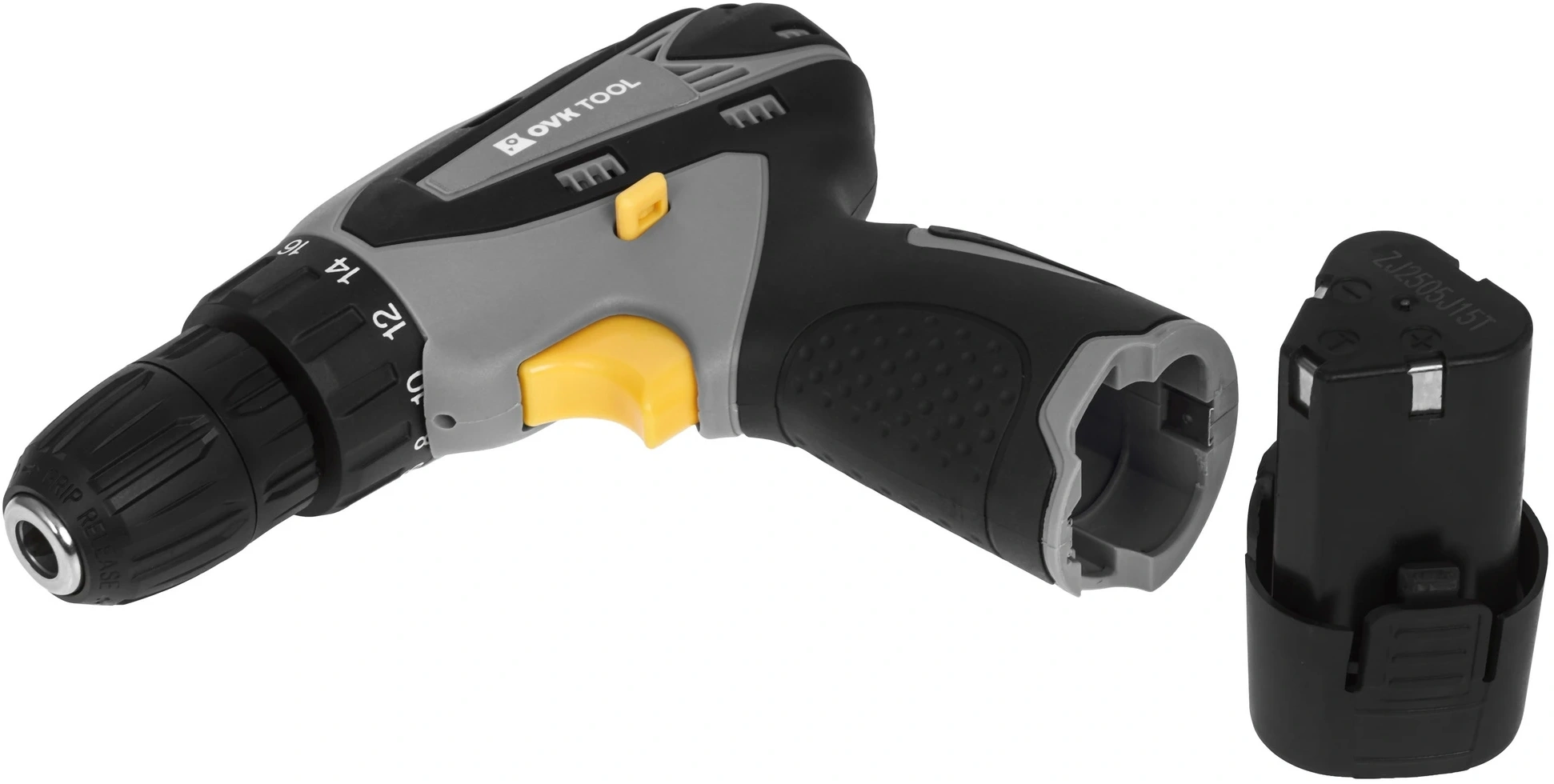 Дрель-шуруповерт Ovk Tools OTCS1AA-12V-1.5A аккум. патрон:быстрозажимной (кейс в комплекте) — миниатюра 6