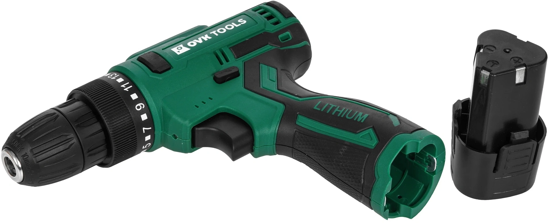 Дрель-шуруповерт Ovk Tools OTCS2AA-12V-1.5A 12Вт аккум. патрон:быстрозажимной — миниатюра 5