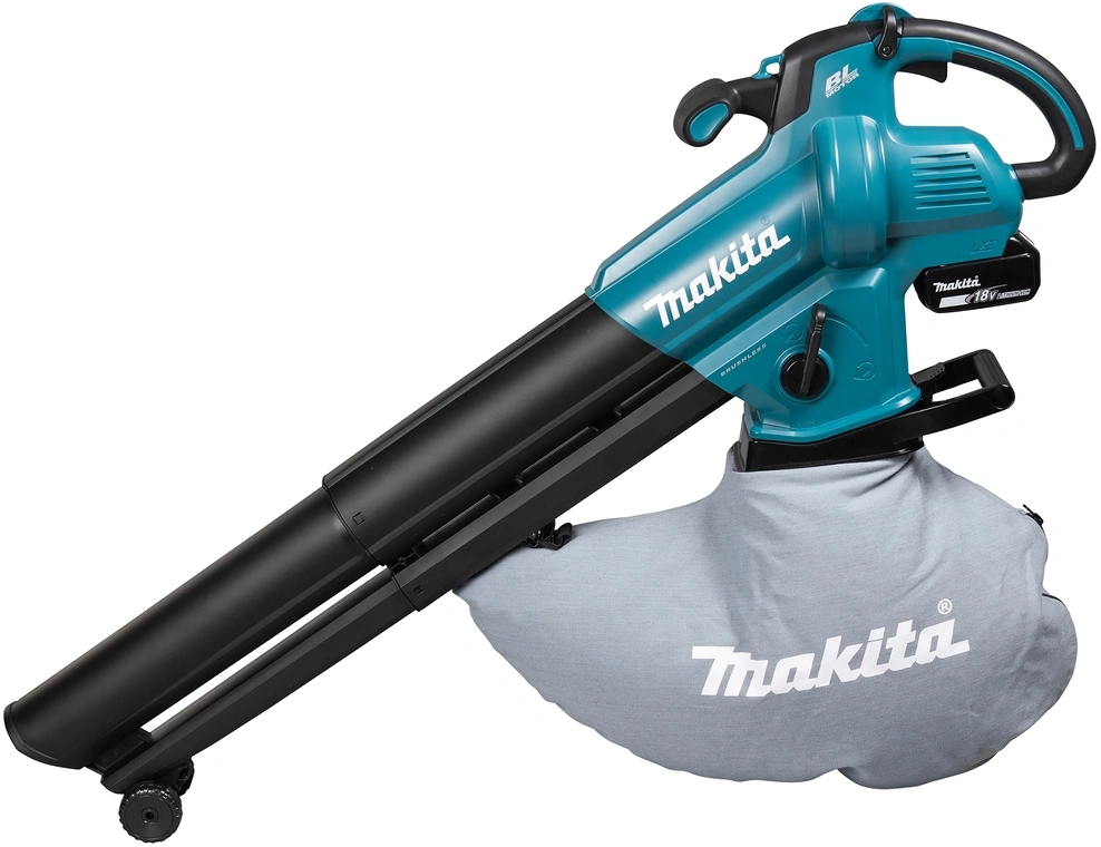 Воздуходувка-пылесос Makita DUB187T001 пит.:от аккум. бирюзовый/черный — миниатюра 2