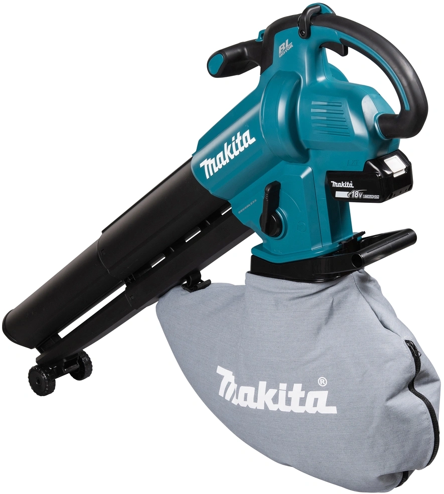 Воздуходувка-пылесос Makita DUB187T001 пит.:от аккум. бирюзовый/черный — миниатюра 3