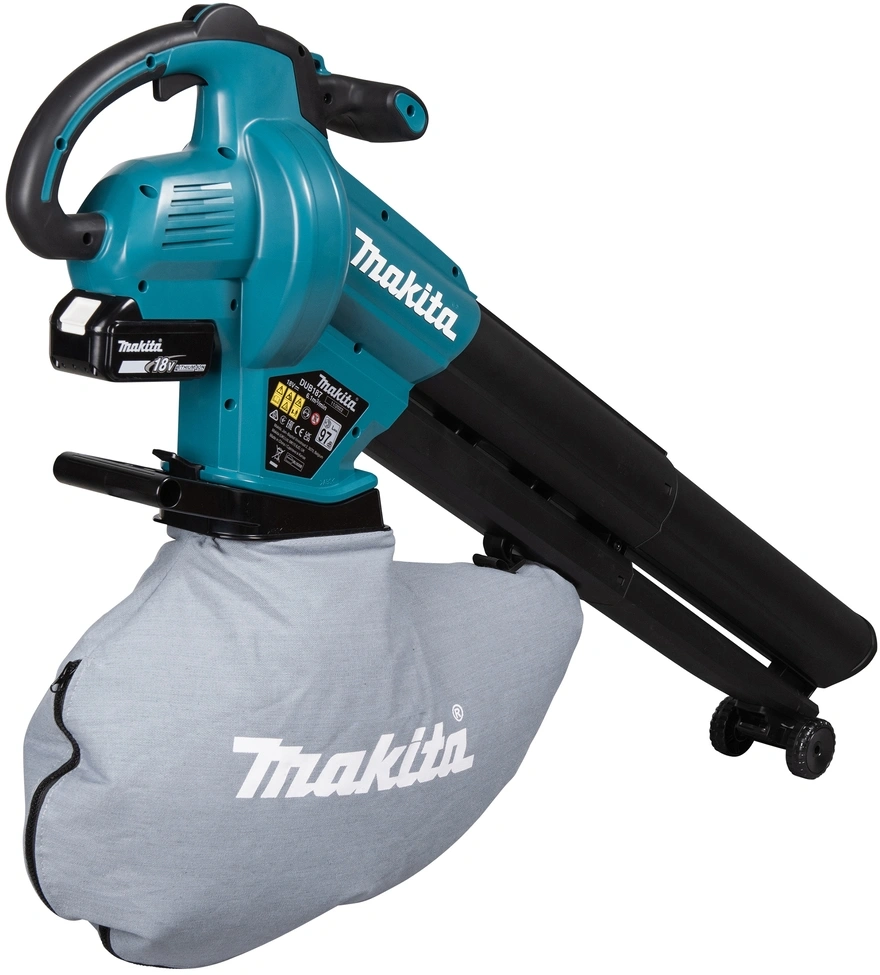 Воздуходувка-пылесос Makita DUB187T001 пит.:от аккум. бирюзовый/черный — миниатюра 5