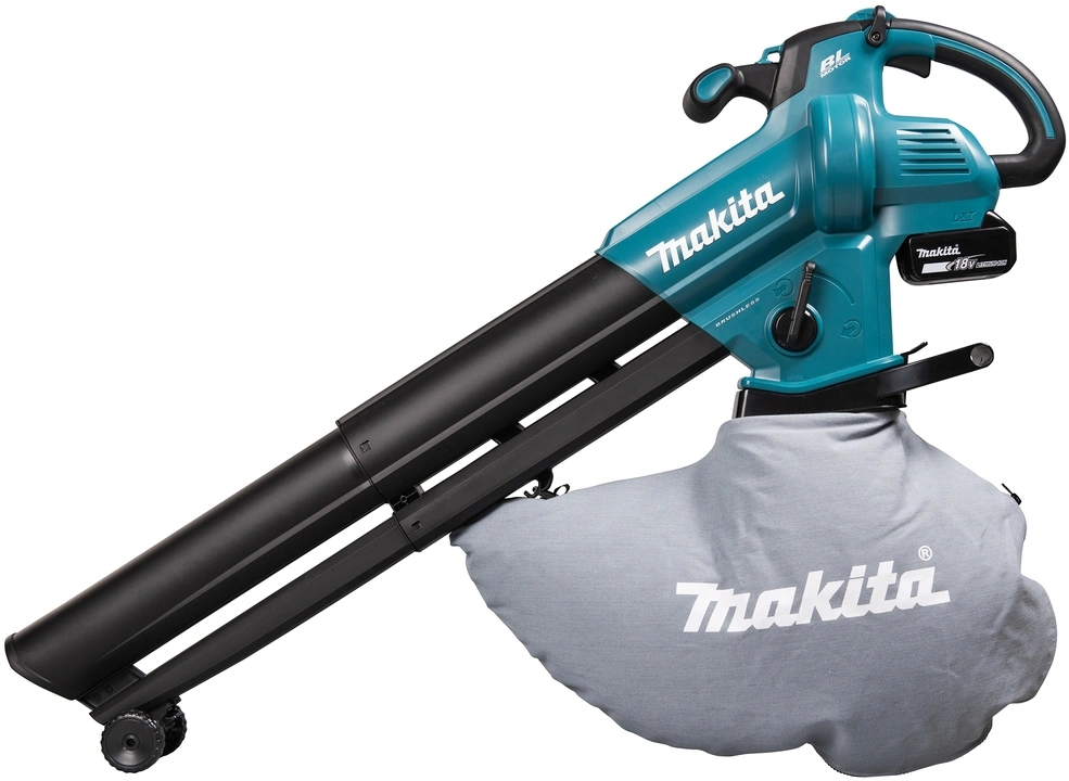 Воздуходувка-пылесос Makita DUB187T001 пит.:от аккум. бирюзовый/черный — миниатюра 9