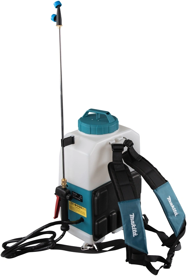 Опрыскиватель Makita DUS158Z аккум. ранц. 15л белый/бирюзовый — миниатюра 3