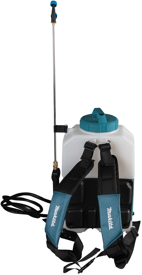 Опрыскиватель Makita DUS158Z аккум. ранц. 15л белый/бирюзовый — миниатюра 4
