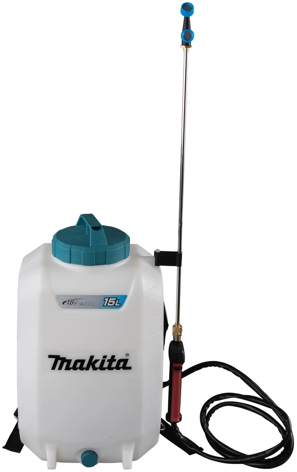 Опрыскиватель Makita DUS158Z аккум. ранц. 15л белый/бирюзовый — миниатюра 8