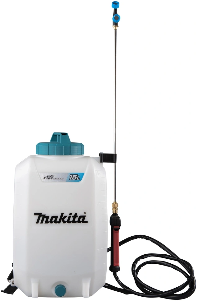 Опрыскиватель Makita DUS158Z аккум. ранц. 15л белый/бирюзовый — миниатюра 9