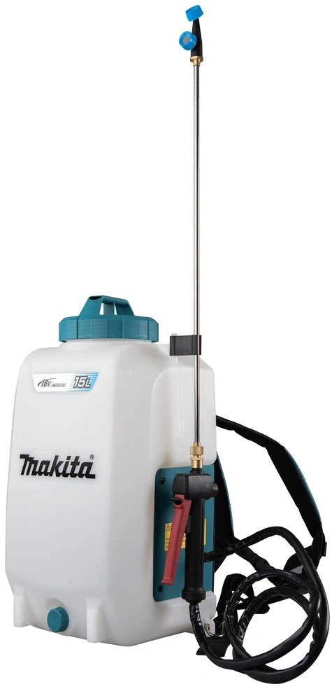 Опрыскиватель Makita DUS158Z аккум. ранц. 15л белый/бирюзовый — миниатюра 10
