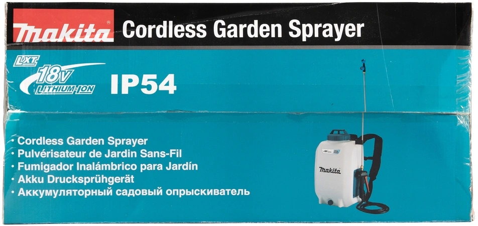 Опрыскиватель Makita DUS158Z аккум. ранц. 15л белый/бирюзовый — миниатюра 25