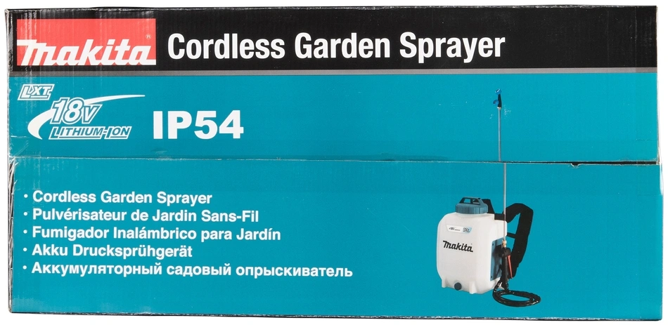 Опрыскиватель Makita DUS108Z аккум. ранц. 10л белый/бирюзовый — миниатюра 21