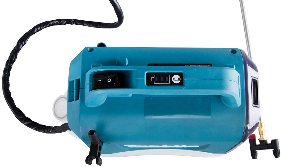 Опрыскиватель Makita DUS054Z аккум. наплеч. 5л бирюзовый/белый — миниатюра 3