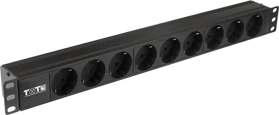 Блок распределения питания Lanmaster TWT-PDU19-16A9P-C20 гор.размещ. 9xSchuko базовые 16A C20