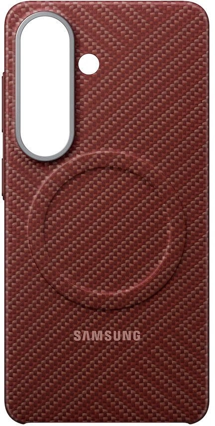 Чехол (клип-кейс) Samsung для Samsung Galaxy S26 Carbon Magnet Case with MagSafe коралловый (EF-KS942SREGRU) — миниатюра 4