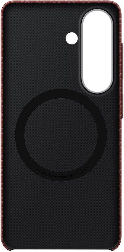 Чехол (клип-кейс) Samsung для Samsung Galaxy S26 Carbon Magnet Case with MagSafe коралловый (EF-KS942SREGRU) — миниатюра 5