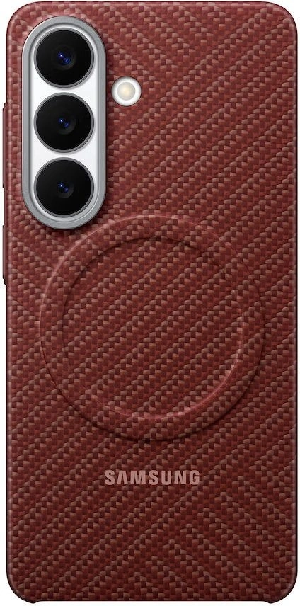 Чехол (клип-кейс) Samsung для Samsung Galaxy S26 Carbon Magnet Case with MagSafe коралловый (EF-KS942SREGRU) — фото 1