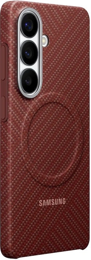 Чехол (клип-кейс) Samsung для Samsung Galaxy S26 Carbon Magnet Case with MagSafe коралловый (EF-KS942SREGRU) — миниатюра 2