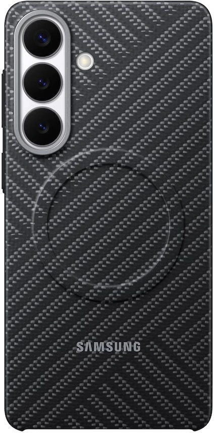 Чехол (клип-кейс) Samsung для Samsung Galaxy S26+ Carbon Magnet Case with MagSafe серый (EF-KS947SSEGRU) — фото 1